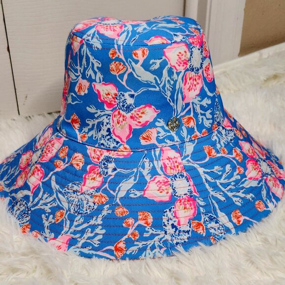 Lilly Pulitzer Other - Lilly Pulitzer Reversible Canvas Hat
